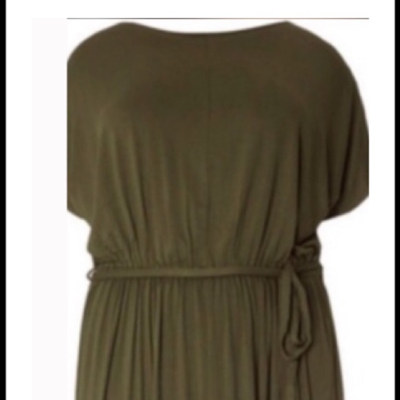 Dorothy Perkins Dresses & Skirts - COMFORTABLE-MAXI LENGHT ELASTIC WAIST GREEN DRESS ALL SEASONS